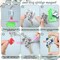 30 Pcs Easter Cross Diamond Art Kits Magnetic Religious Christians Diamond Painting Magnets Kits Crystal Cross Jesus 5d DIY Art Fridge Magnet Refrigerator Sticker for Adult Beginners Home Car Garage
